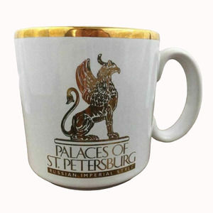 Tams England Coffee Mug Palaces of St Petersburg Russian Imperial Style Sphinx